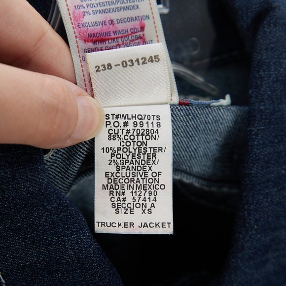 True Religion Denim Jean Trucker Jacket Women's XS - Picture 10 of 10
